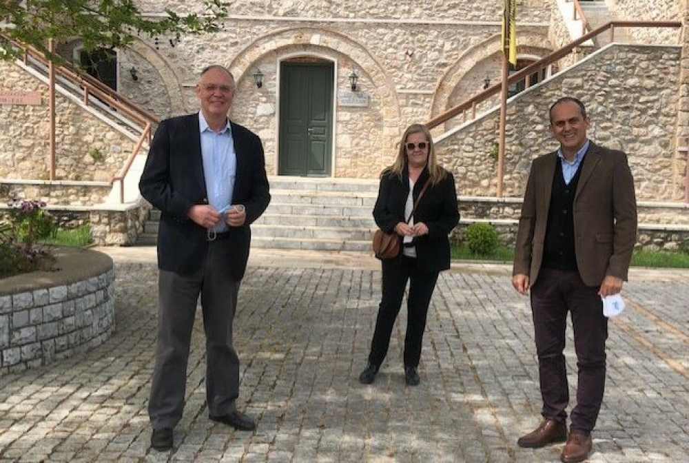 Το Ινστιτούτο Βυζαντινών Σπουδών Μυστρά επισκέφθηκε ο Π. Δούκας