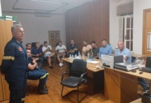 Στην αφετηρία για εθελοντικό πυροσβεστικό σταθμό στο Γεράκι