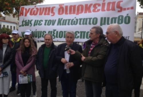 Ο Γιάννης Παναγόπουλος από τη ΓΣΕΕ στη Σπάρτη