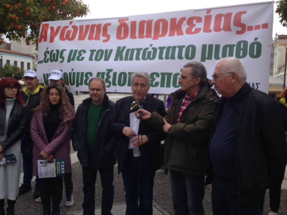 Ο Γιάννης Παναγόπουλος από τη ΓΣΕΕ στη Σπάρτη