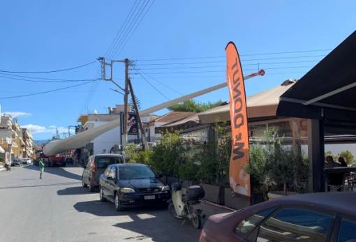 Νέα δρομολόγια για τη μεταφορά ανεμογεννητριών στον Δ. Ευρώτα