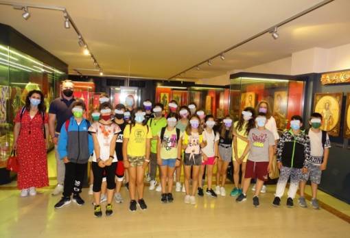 Μαθητές του 4ου Δημοτικού Σπάρτης στο Μουσείο Εκκλησιαστικής Τέχνης της ΙΜΜΣ