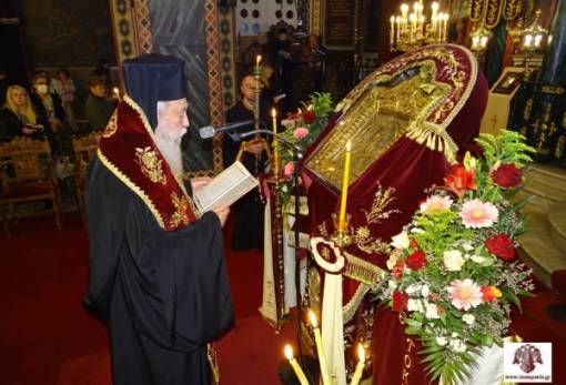 Ο Ακάθιστος Ύμνος στον Ναό Ευαγγελιστρίας Σπάρτης