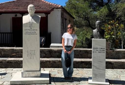 Ανακάλυψε τις ρίζες της στη Βαμβακού η Ευγενία Νιάρχου