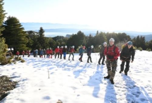 «Και με χιόνια και με κρύα» η Ελληνική Ομάδα Διάσωσης Λακωνίας