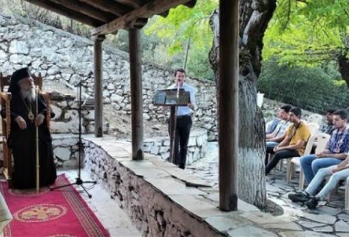 Η πρώτη παράκληση στην ανασυσταθείσα ιστορική Μονή Ζωοδόχου Πηγής Ταϋγέτης