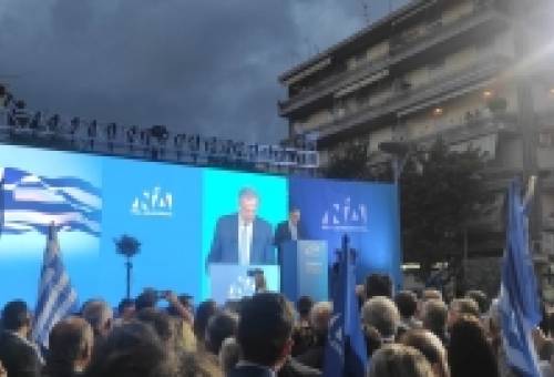 Σαμαράς από Καλαμάτα: «Την Κυριακή, όλοι μαζί, προχωράμε για τη μεγάλη μας νίκη»