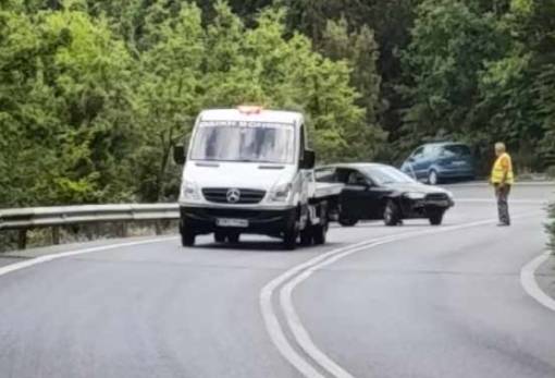 ΙΧ «έφυγε» από την πορεία στην ΕΟ Σπάρτης-Τρίπολης