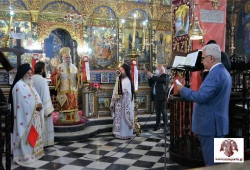 Στην εορτή του Αγίου Γεωργίου στη Στεμνίτσα ο Μητροπολίτης Ευστάθιος