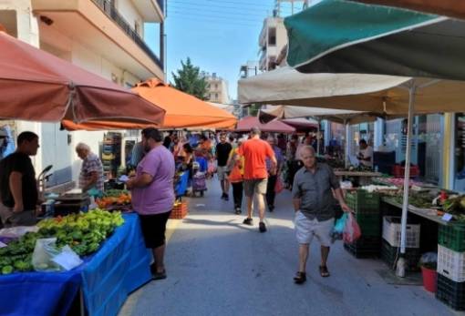 Έως τις 12 το μεσημέρι η «σαββατιάτικη» λαϊκή αγορά Σπάρτης λόγω καύσωνα