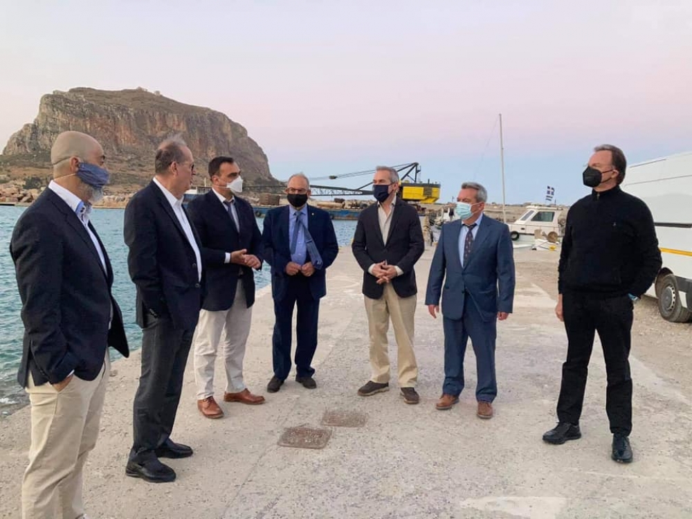 Στη Μονεμβασιά ο περιφερειάρχης Πελοποννήσου Π. Νίκας