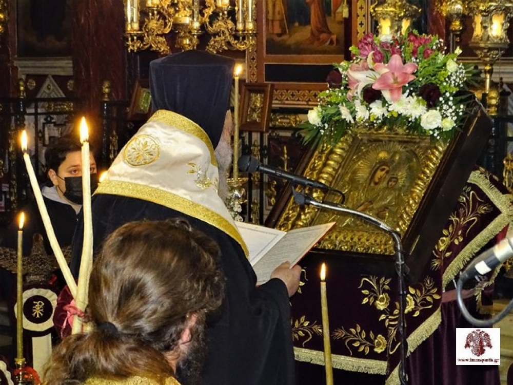 Ο Ακάθιστος Ύμνος στον Μητροπολιτικό Ναό Ευαγγελιστρίας