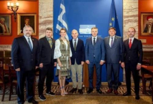 Συνάντηση Θ. Δαβάκη με ουκρανική κοινοβουλευτική αντιπροσωπεία
