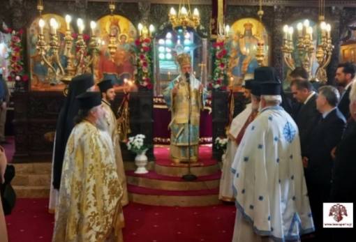 Στη γενέτειρά του για τον Άγιο Αθανάσιο  ο Μητροπολίτης Ευστάθιος