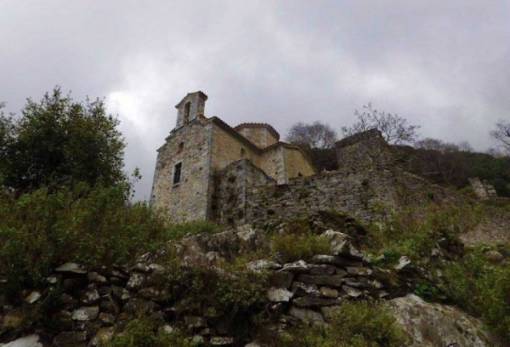 Ο Χρήστος στη μονή Παναγίας Βαϊδενίτσας ή Βοϊδενίτσας (Ταΰγετος)