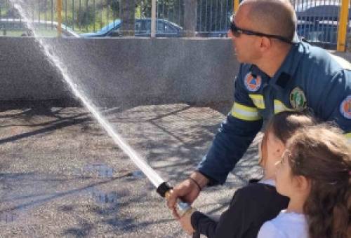 Μικροί πολίτες σε… μεγάλη αποστολή: Μάθημα Πολιτικής Προστασίας στο 8ο Νηπιαγωγείο Σπάρτης