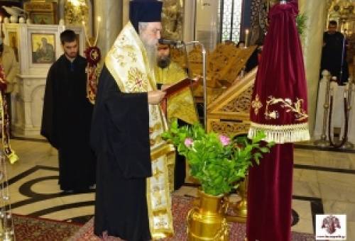 Η Δ΄ Στάση των Χαιρετισμών στον Ι.Ν Οσίου Νίκωνα Σπάρτης