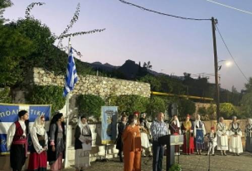 Τιμήθηκε η ηρωίδα του ‘21 Σταυριάννα Σάββαινα στο Παρόρι