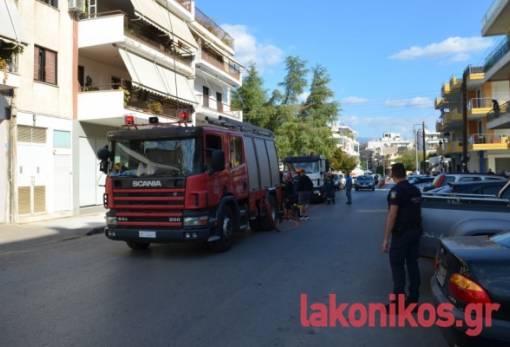 Ντουμάνιασε κουζίνα στο Κενοτάφιο του Λεωνίδα στη Σπάρτη (ΦΩΤΟ)