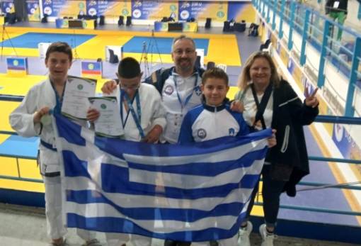 Ευρωπαϊκό Ζίου Ζίτσου U14: Με μέταλλο πρωταθλητή διέπρεψαν με το εθνόσημο αθλητές του ΑΣ Νεάπολης
