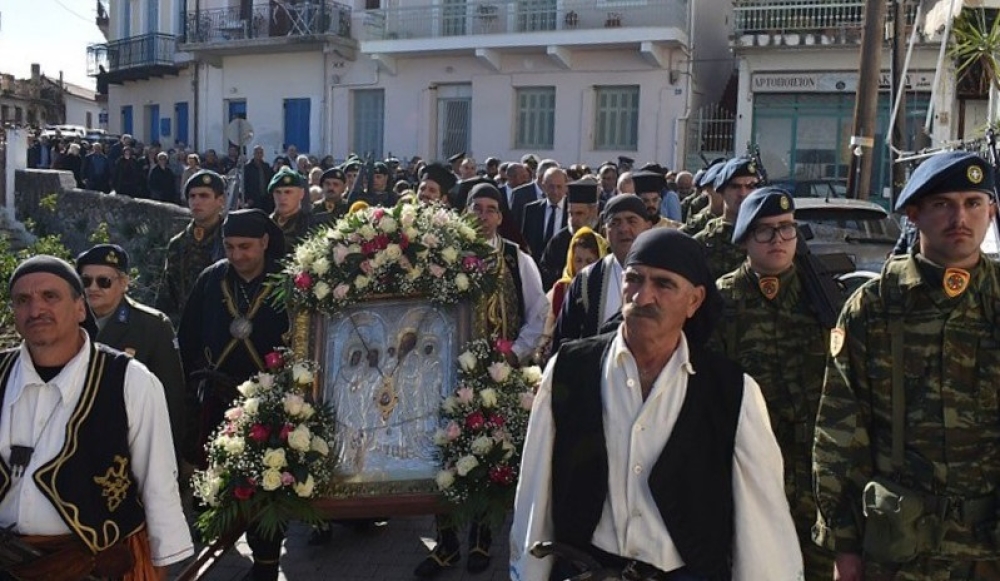 &Tau;&eta;&nu; &pi;&omicron;&lambda;&iota;&omicron;ύ&chi;&omicron; &tau;&omicron;&upsilon; &Upsilon;&pi;&alpha;&pi;&alpha;&nu;&tau;ή &tau;&omicron;&upsilon; &Kappa;&upsilon;&rho;ί&omicron;&upsilon; &gamma;&iota;ό&rho;&tau;&alpha;&sigma;&epsilon; &tau;&omicron; &Gamma;ύ&theta;&epsilon;&iota;&omicron; (&Phi;&Omega;&Tau;&Omicron;)