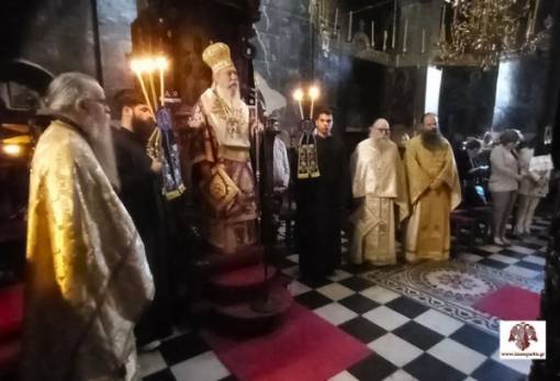 Αρχιερατική Θεία Λειτουργία της Μ. Πέμπτης στην ΙΜ Αγίων Τεσσαράκοντα