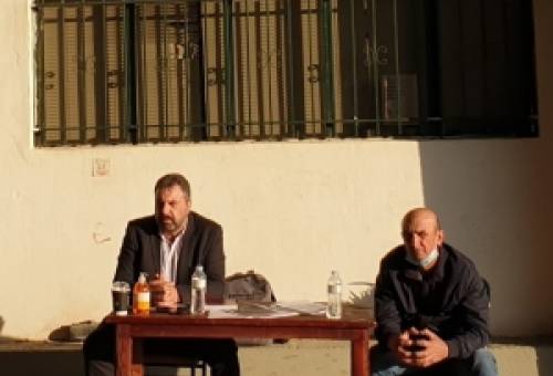 Επίσκεψη Στ. Αραχωβίτη στον Α.Σ Γερακίου