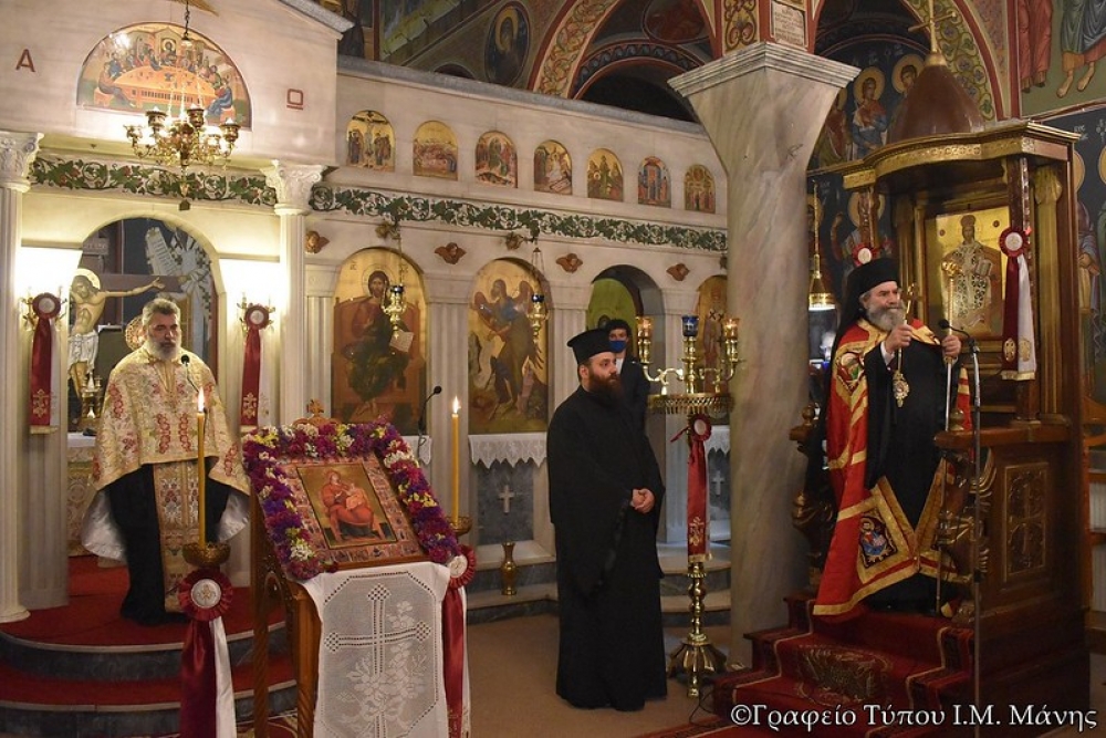 Η Ακολουθία του «Ακάθιστου Ύμνου» στην Ι. Μ. Μάνης