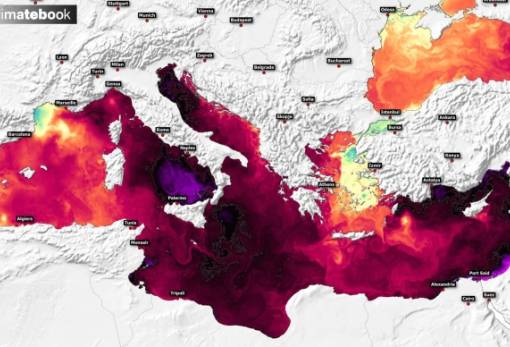 Ρεκόρ θερμοκρασίας θάλασσας στη Μεσόγειο τον Ιούνιο