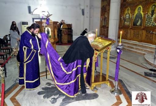 Η ακολουθία του Ιερού Νιπτήρος στον Αγ. Βασίλειο Σπάρτης