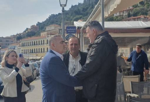 Γεύτηκε τη φιλοξενία της Μάνης ο Φ. Μπελέρης