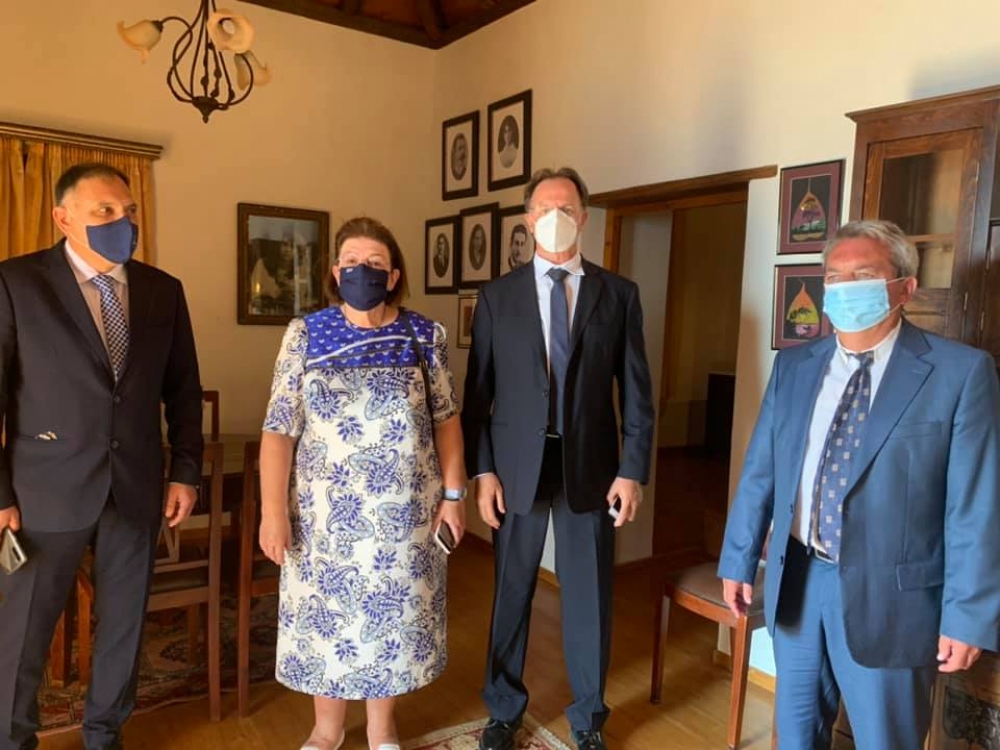 Στην οικία του Γ. Ρίτσου η υπουργός Πολιτισμού