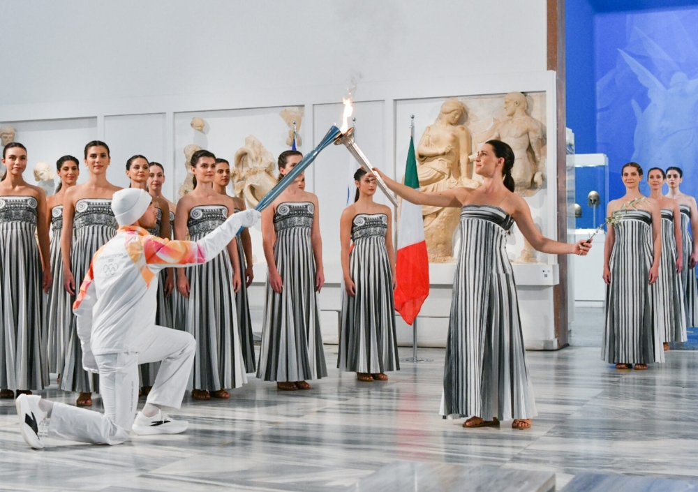 Ά&nu;&alpha;&psi;&epsilon; &tau;&eta; &laquo;&Phi;&lambda;ό&gamma;&alpha;&raquo; &tau;&eta;&sigmaf; &Omicron;&lambda;&upsilon;&mu;&pi;&iota;&alpha;&kappa;ή&sigmaf; &Epsilon;&kappa;&epsilon;&chi;&epsilon;&iota;&rho;ί&alpha;&sigmaf; &sigma;&tau;&eta;&nu; &Omicron;&lambda;&upsilon;&mu;&pi;ί&alpha; &eta; &Sigma;&pi;ά&rho;&tau;&eta;