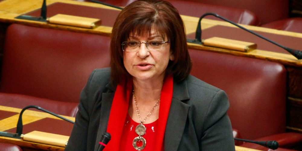 Στη Λακωνία η βουλευτής του ΚΚΕ Διαμάντω Μανωλάκου