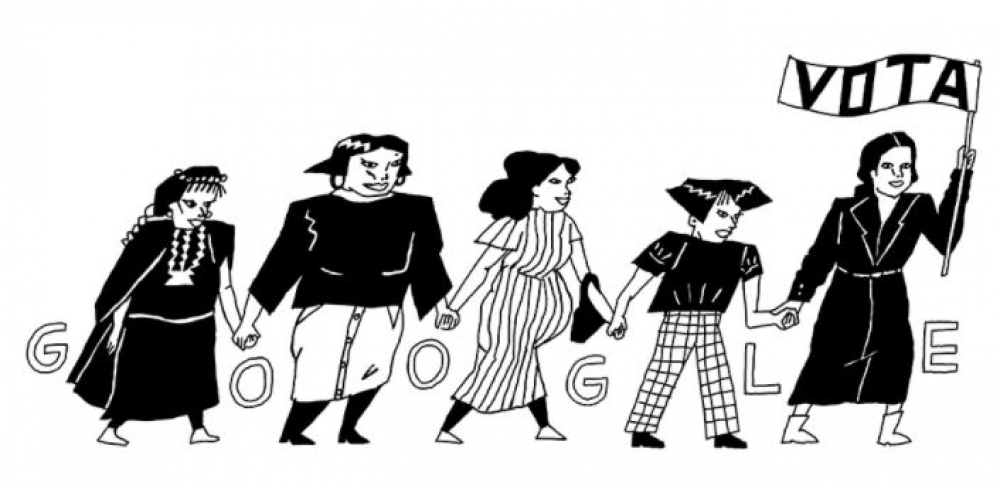 Google doodle: &Alpha;&phi;&iota;&epsilon;&rho;&omega;&mu;έ&nu;&omicron; &sigma;&tau;&eta;&nu; Elena Caffarena