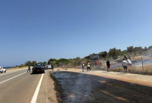 Ελέγχθηκε άμεσα φωτιά στην Αγία Κυριακή Μονεμβασίας