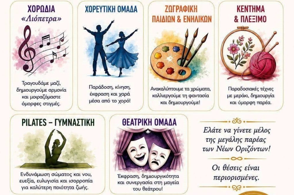 &Nu;έ&omicron;&sigmaf; &kappa;ύ&kappa;&lambda;&omicron;&sigmaf; &delta;&eta;&mu;&iota;&omicron;&upsilon;&rho;&gamma;ί&alpha;&sigmaf; &sigma;&tau;&omicron;&upsilon;&sigmaf; &laquo;&Nu;έ&omicron;&upsilon;&sigmaf; &Omicron;&rho;ί&zeta;&omicron;&nu;&tau;&epsilon;&sigmaf;&raquo; &tau;&omicron;&upsilon; &Delta;. &Epsilon;&upsilon;&rho;ώ&tau;&alpha;