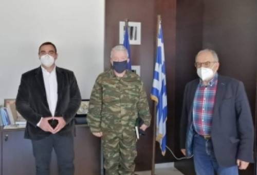 Συνάντηση Θ. Βερούτη με τον νέο Διοικητή του ΚΕΕΜ