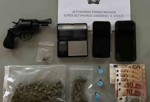 Ντόμινο συλλήψεων για ναρκωτικά στον Δ. Μονεμβασίας