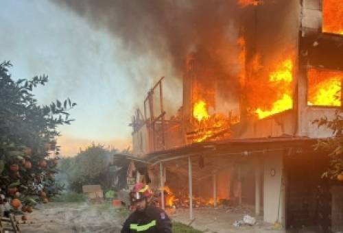Πύρινος εφιάλτης ξημερώματα στη Σκάλα: Καταστράφηκε ολοσχερώς αγροικία