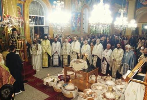 Λαμπρή η πανήγυρη του ΙΝ Αγ. Βαρβάρας στην Καλογωνιά Σπάρτης