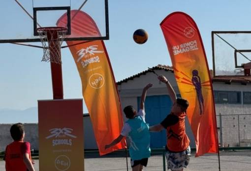 Πρώτο τζάμπολ στη Μάνη έκανε το τουρνουά 3x3 Schools