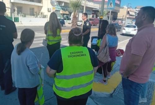 Σχολικούς τροχονόμους εκπαίδευσε η Τροχαία στη Σπάρτη