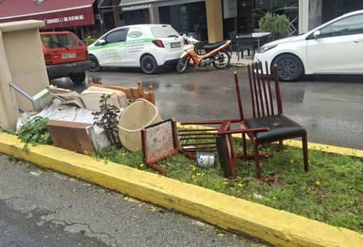 Σωτηρία καμία με τα ογκώδη απορρίμματα στη Σπάρτη