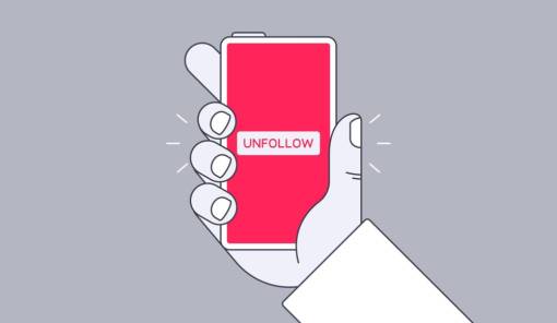 &Kappa;&omicron;&upsilon;ί&zeta;: Unfollow &gamma;&iota;&alpha; έ&nu;&alpha; &laquo;&epsilon;&upsilon;&chi;&alpha;&rho;&iota;&sigma;&tau;ώ&raquo;;