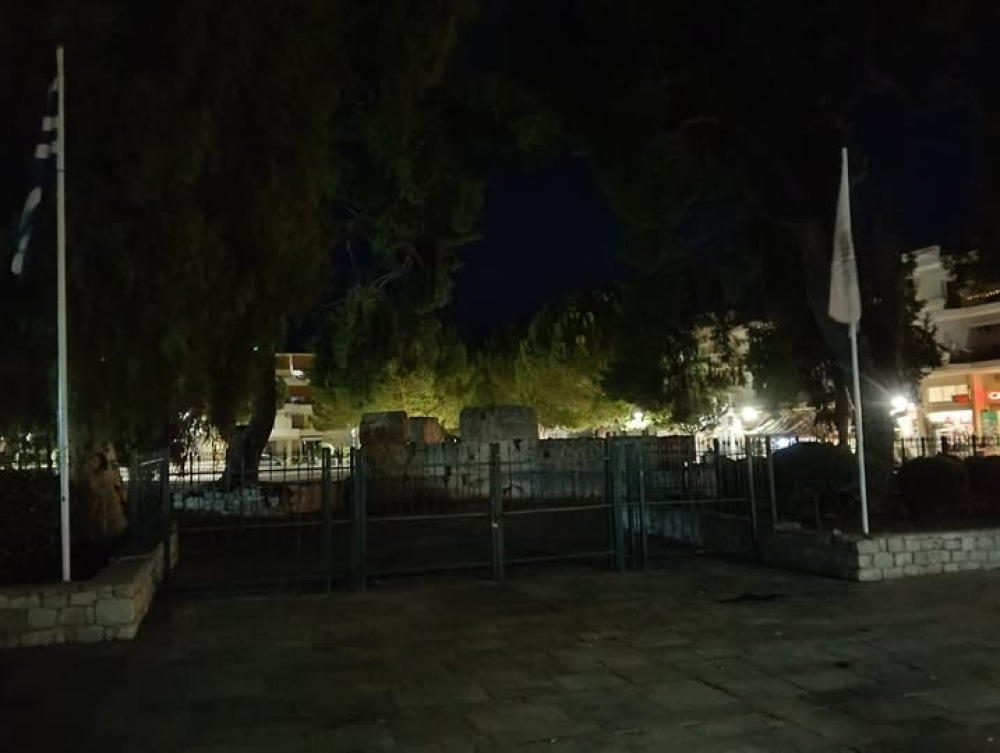 Στο σκοτάδι λόγω βλάβης τμήμα του Κενοταφίου στη Σπάρτη