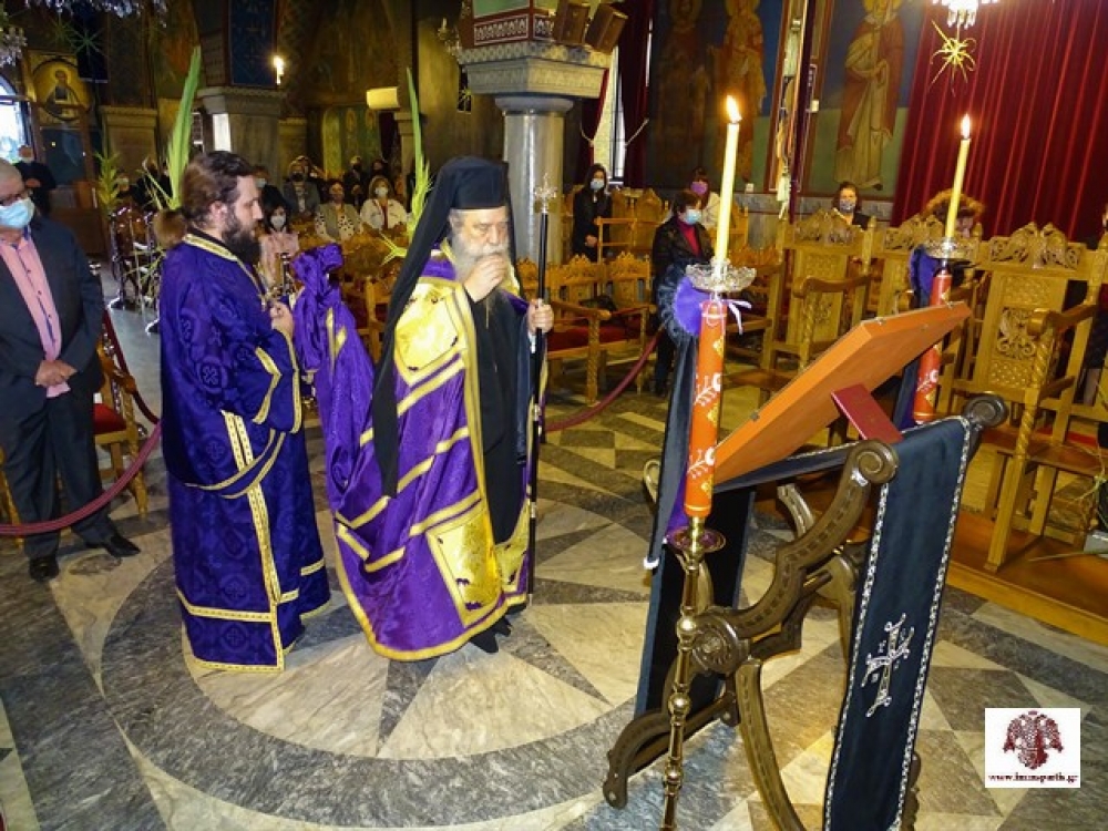 Η ακολουθία του Νυμφίου στον Ι.Ν Αγ. Σπυρίδωνος Σπάρτης