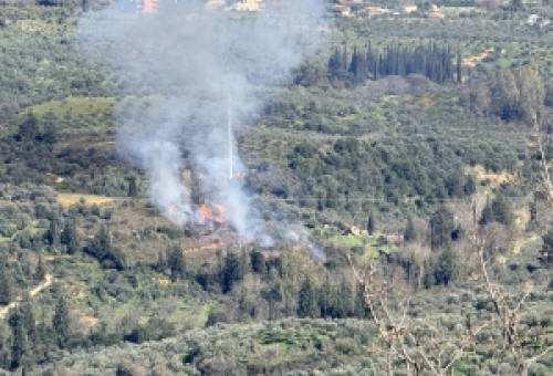 Ξέφυγε φωτιά για καύση κλαδιών στο Παλαιολόγιο