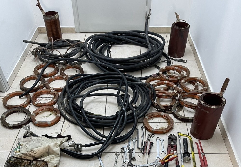 «Σαφάρι» χαλκού στη Λακωνία με λεία άνω των 60.000 ευρώ