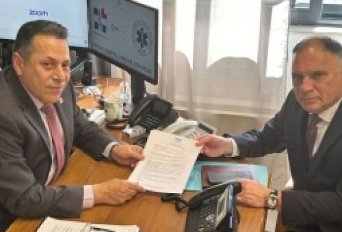 Επαφή Κρητικού με τον πρόεδρο του ΕΚΑΒ